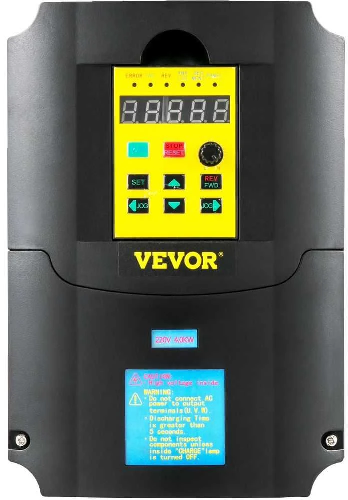 VEVOR Kintamo dažnio pavara, AC 220V įėjimas, 4kW