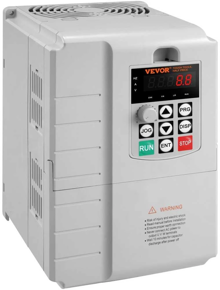 Kintamo dažnio pavara, 7.5KW 3 fazių variklio greičio valdiklis, 34A dažnio keitiklis