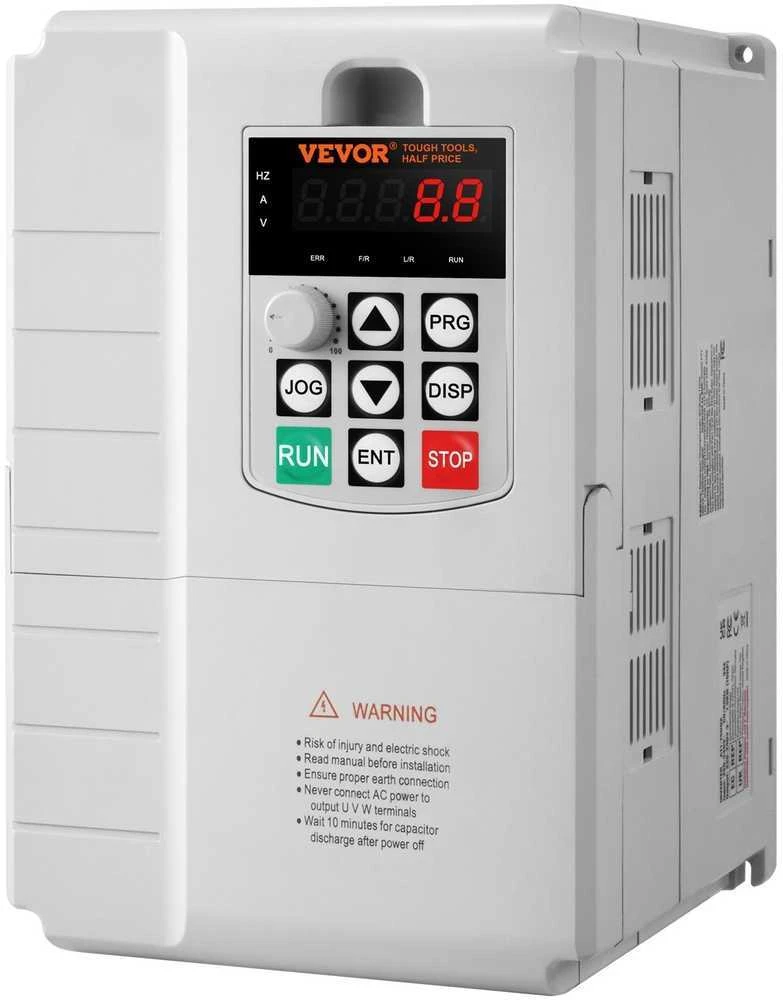 VEVOR 7,5 kW 10 AG kintamo dažnio keitiklis