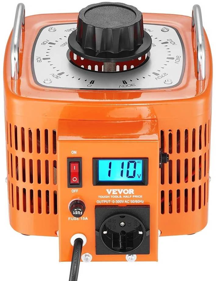Kintamos įtampos transformatorius 3000VA, nuo 230V iki 0-300V, įtampos reguliatorius