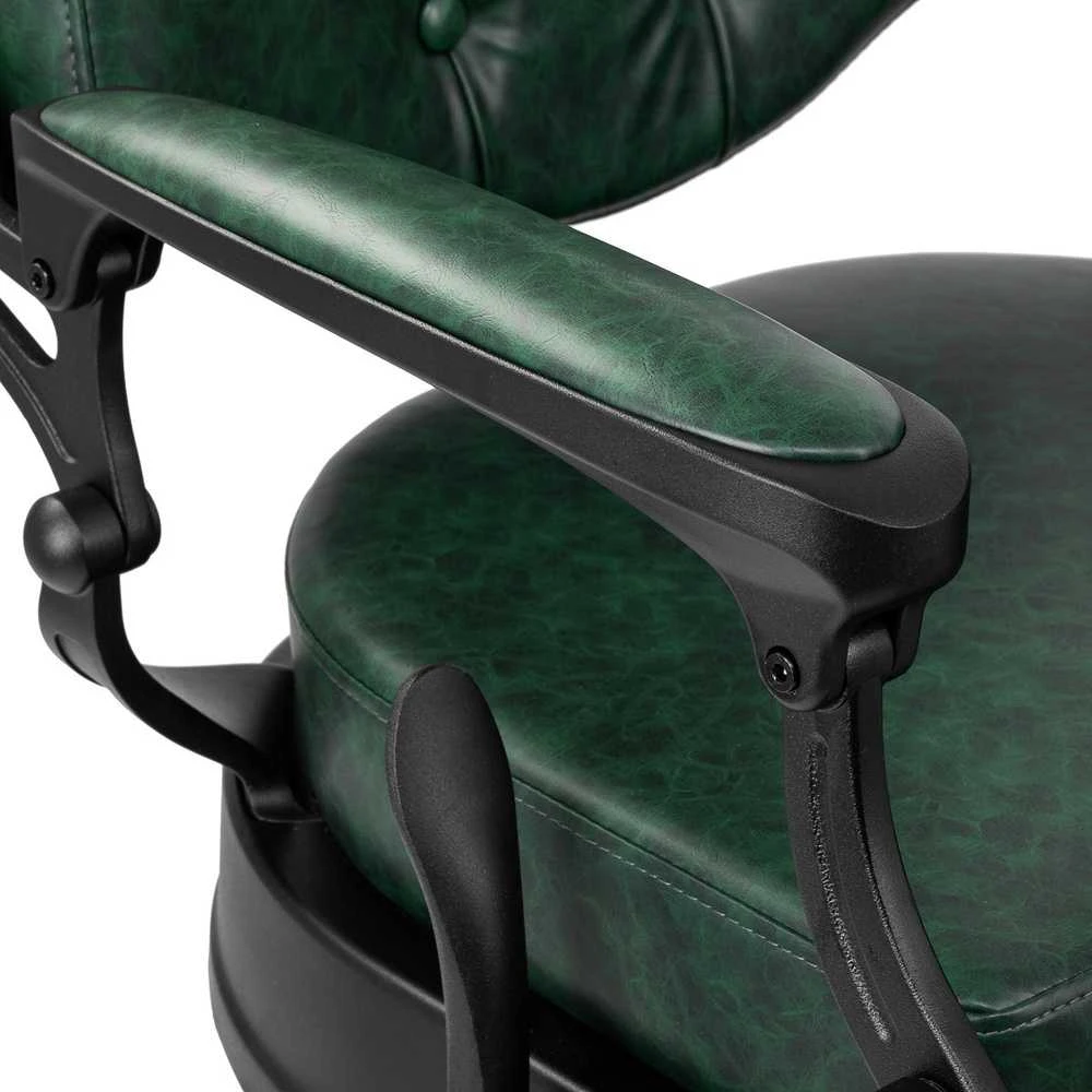 Activeshop Kirpyklos kėdė Barber Chair President Žalias Juodas