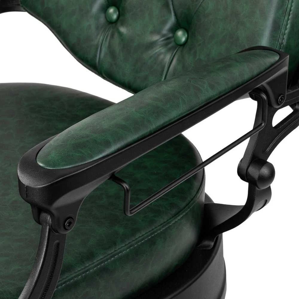 Activeshop Kirpyklos kėdė Barber Chair President Žalias Juodas