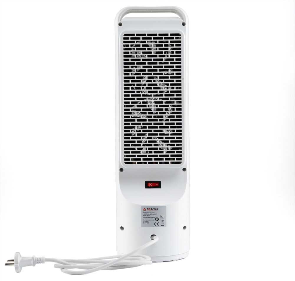 Koloninis šildytuvas, elektrinis besisukantis šildytuvas, keraminis ventiliatorinis šildytuvas, su nuotolinio valdymo pulteliu, 2000W galia