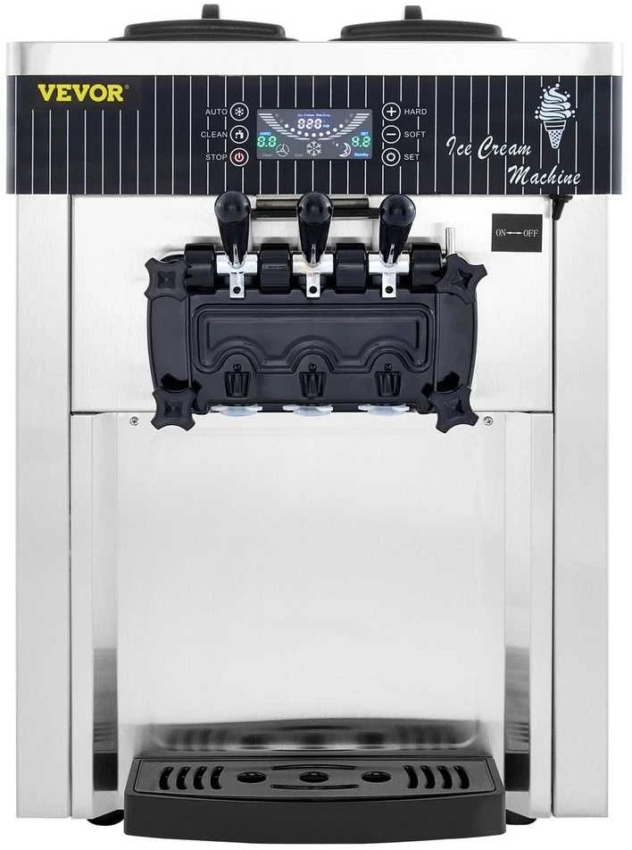VEVOR Komercinė minkštų ledų mašina 2200W