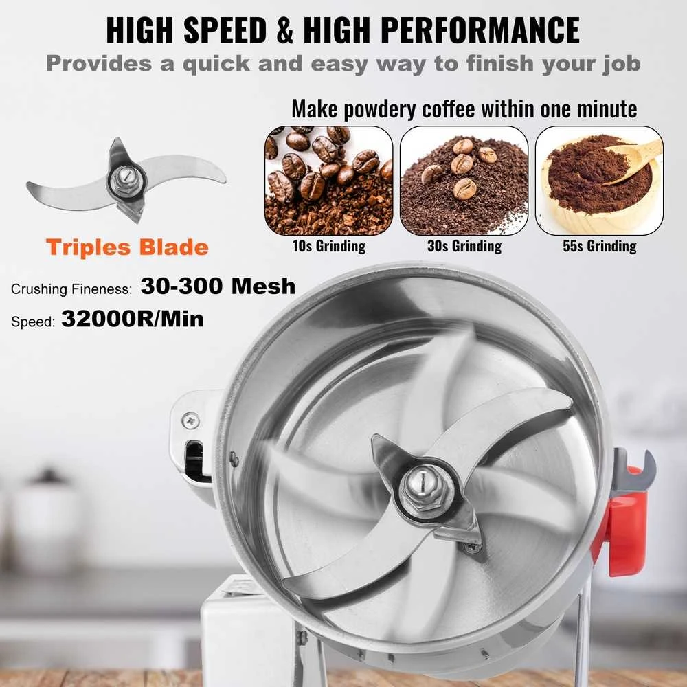 VEVOR 2500 g pramoninis prieskonių malūnėlis