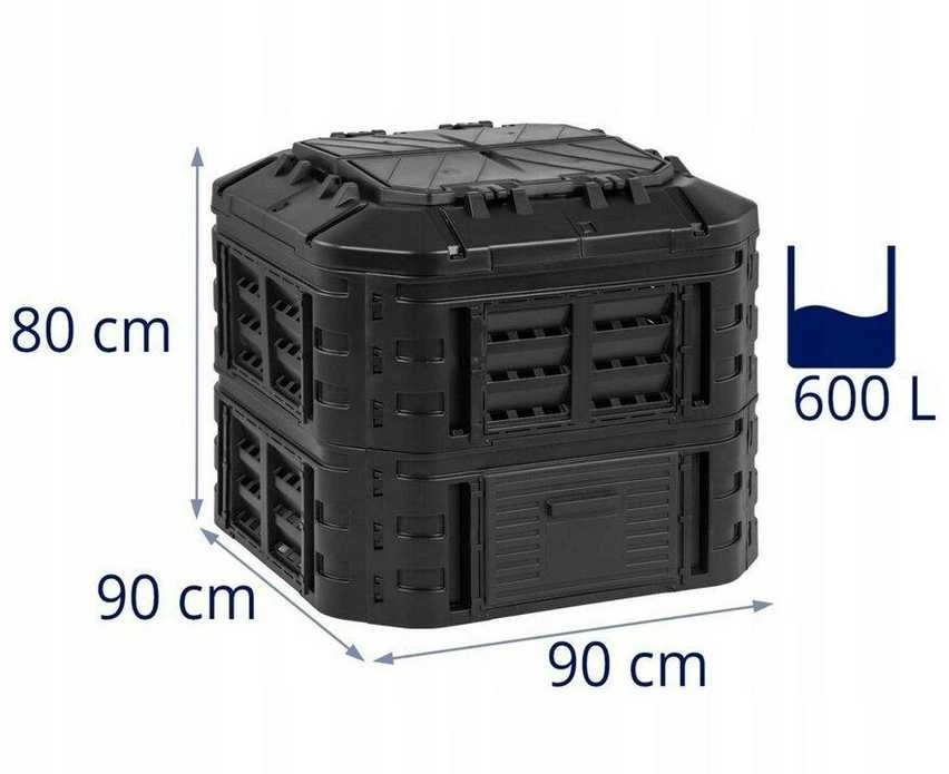 Komposteris Hillvert, 600l