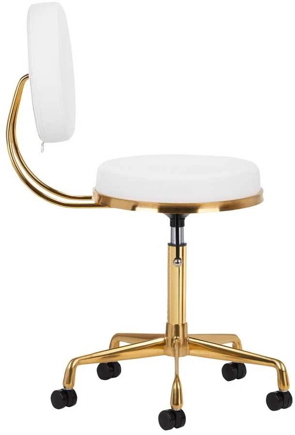 Activeshop Kosmetologinė meistro kėdutė COSMETIC CHAIR ELITE Baltas