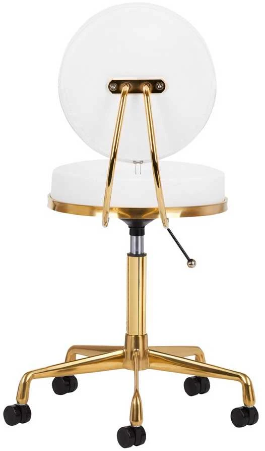 Activeshop Kosmetologinė meistro kėdutė COSMETIC CHAIR ELITE Baltas