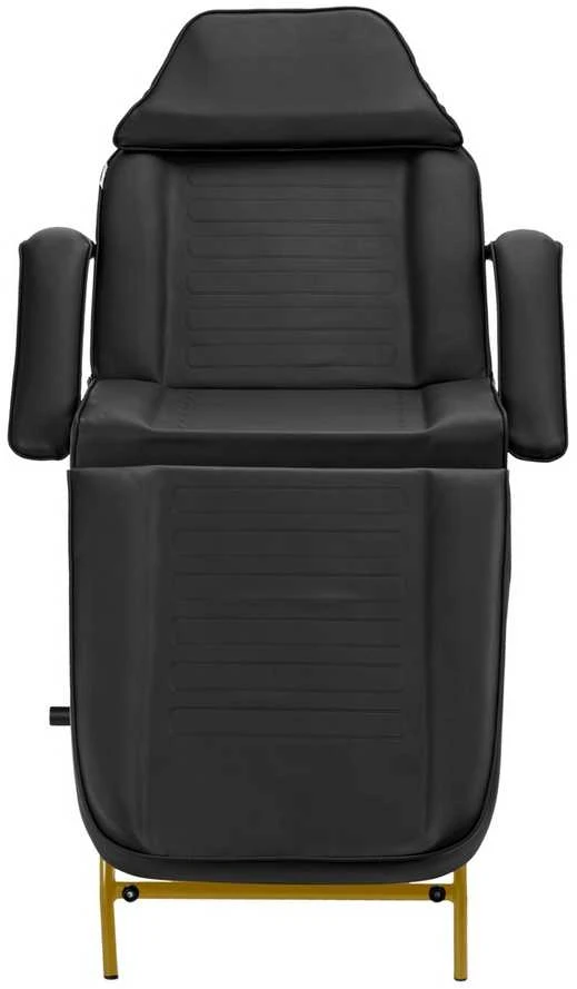 Activeshop Kosmetologinis krėslas BEAUTY CHAIR 557G MODEL GOLD Juodas