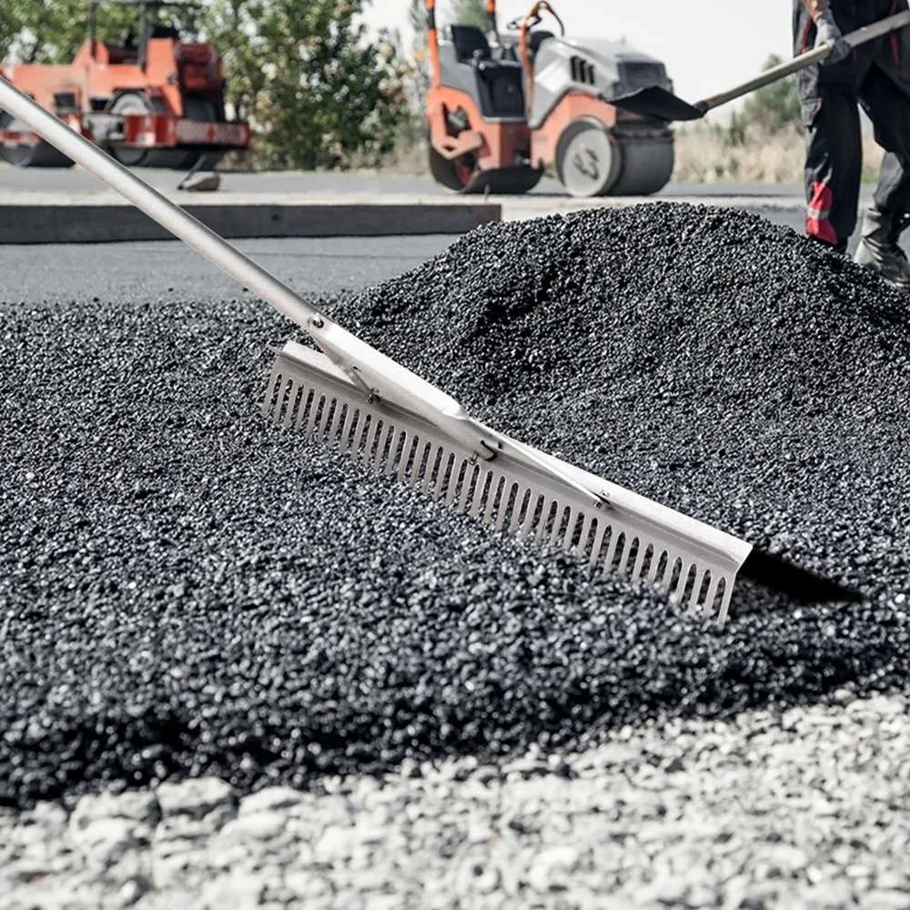 Kraštovaizdžio grėblys, Ilga rankena, Aliuminio lydinys, Ežero valymas, Sodo priežiūra