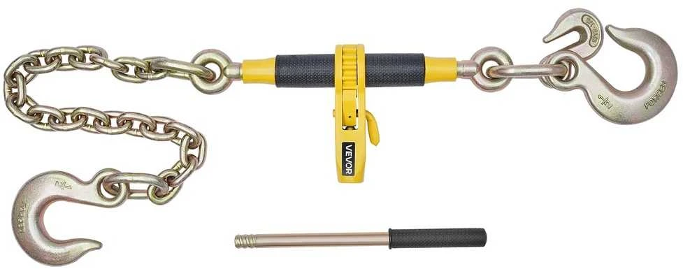 Krovinio fiksavimo grandinės įtempiklis 9.5-12.7mm grandinėms, tvirtas, pramoninis