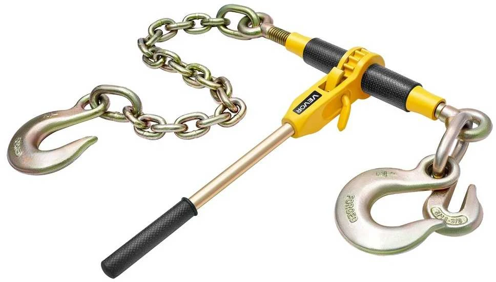 Krovinio fiksavimo grandinės įtempiklis 9.5-12.7mm grandinėms, tvirtas, pramoninis