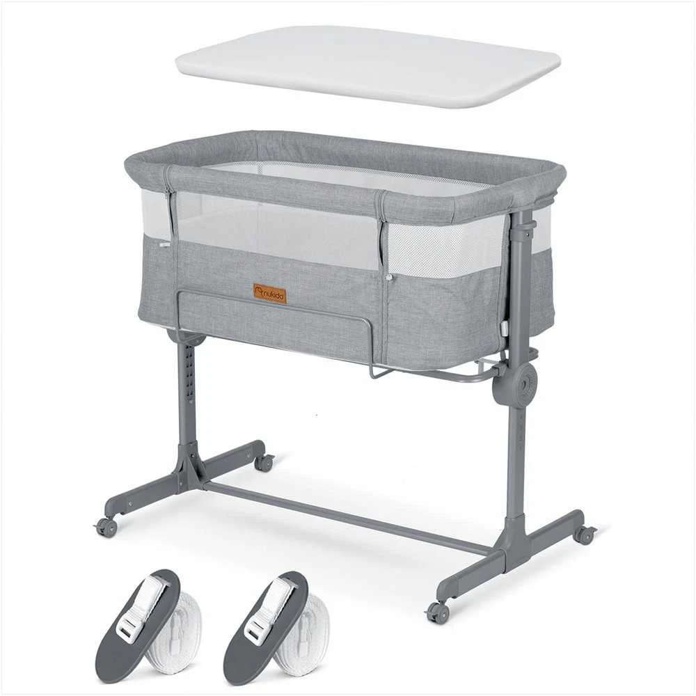 Nukido pristatoma kelioninė lovytė 0-5mėnesių, 9kg, NK-243