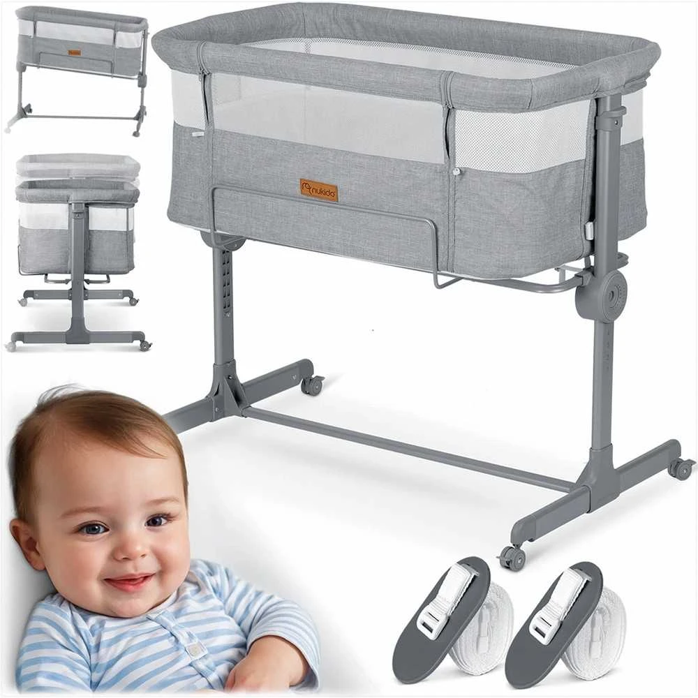 Nukido pristatoma kelioninė lovytė 0-5mėnesių, 9kg, NK-243