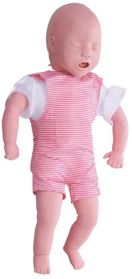 Kūdikių gaivinimo manekenas: Heimlicho, CPR pratimai, realistiškas modelis, kūdikio gaivinimo muliažas, kūdikio užspringimo modelis.
