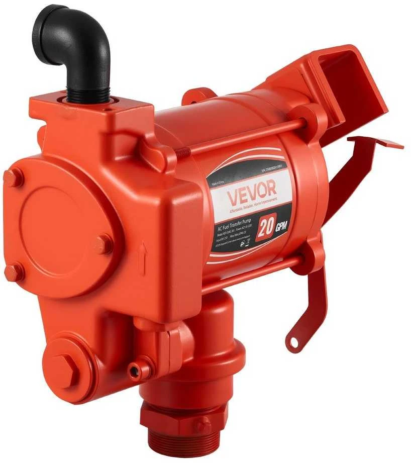 Kuro Perdavimo Siurblys 230V, 76 L/min, Elektrinis Alyvos Siurblys, Automatinis Išjungimas, Didelio Srauto Dyzelino Kuro Rinkinys, Benzinas, Žibalas, Biodyzelinas