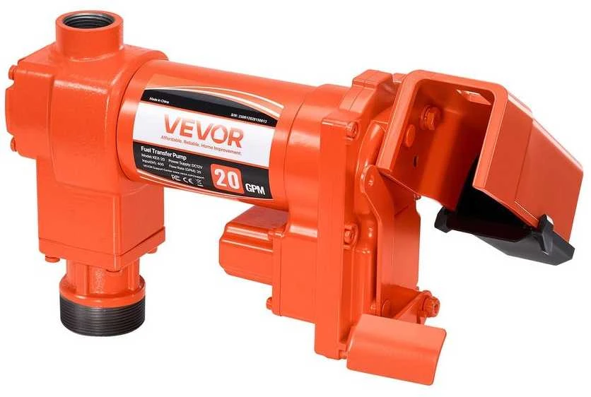 Kuro perkėlimo siurblys, 12V DC dyzelino benzino žibalo siurblys, nešiojamas kuro ištraukimo siurblys, sprogimui atsparus kuro siurblys, 76 L/min kuro siurblys