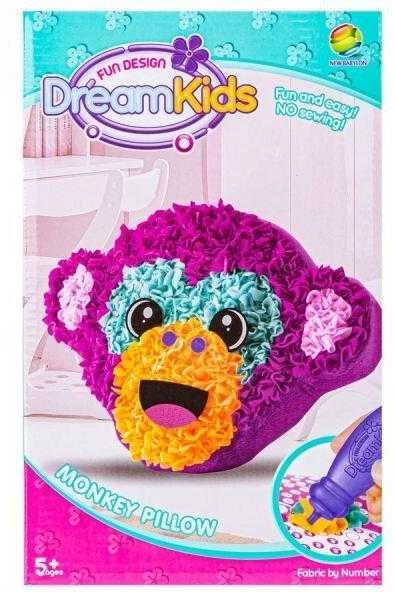 Kūrybinis pagalvėlės siuvimo rinkinys New Babylon Dream Kids Beždžionėlė