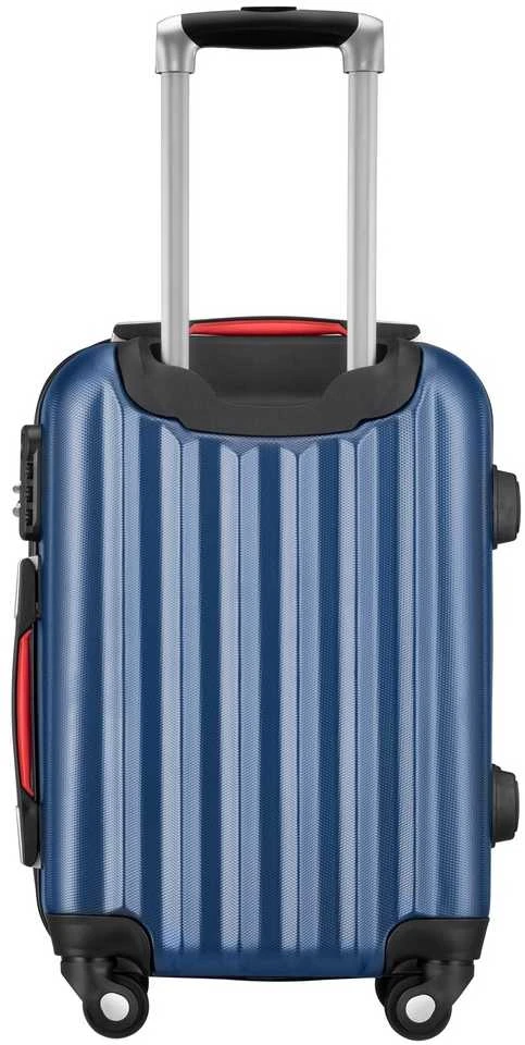 Lagaminų rinkinys su ratukais, 3 dalių, kodinis užraktas, tamsiai mėlynas, kelioninis lagaminas, lagaminėlių komplektas, bagažo rinkinys