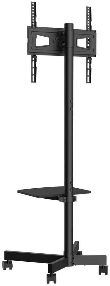 Laikiklis Mobilus TV stovas 23-60" televizoriams, reguliuojamas aukštis, su ratukais, kilnojamas, TV vežimėlis, stovas su laikikliu