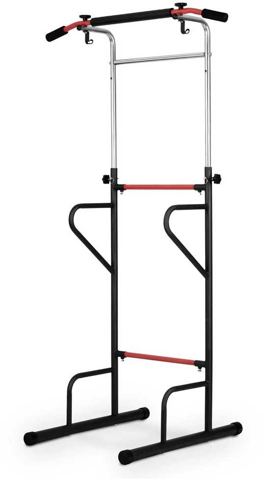 Laisvai pastatomas prisitraukimų strypas treniruotėms namuose, reguliuojamo aukščio, plieno rėmas, treniruočių strypas, fitneso įranga