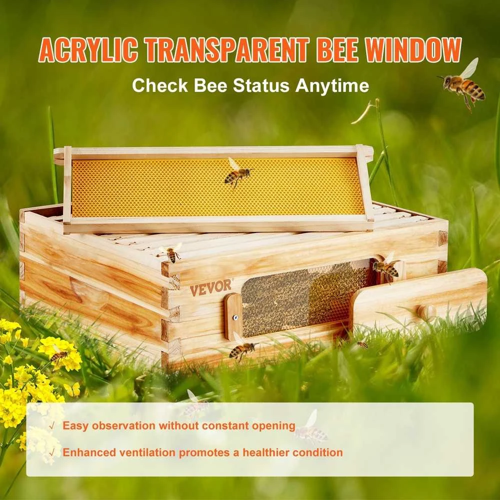 Langstroth avilio rinkinys, Kedro avilys, 10 rėmelių, Vidutinis