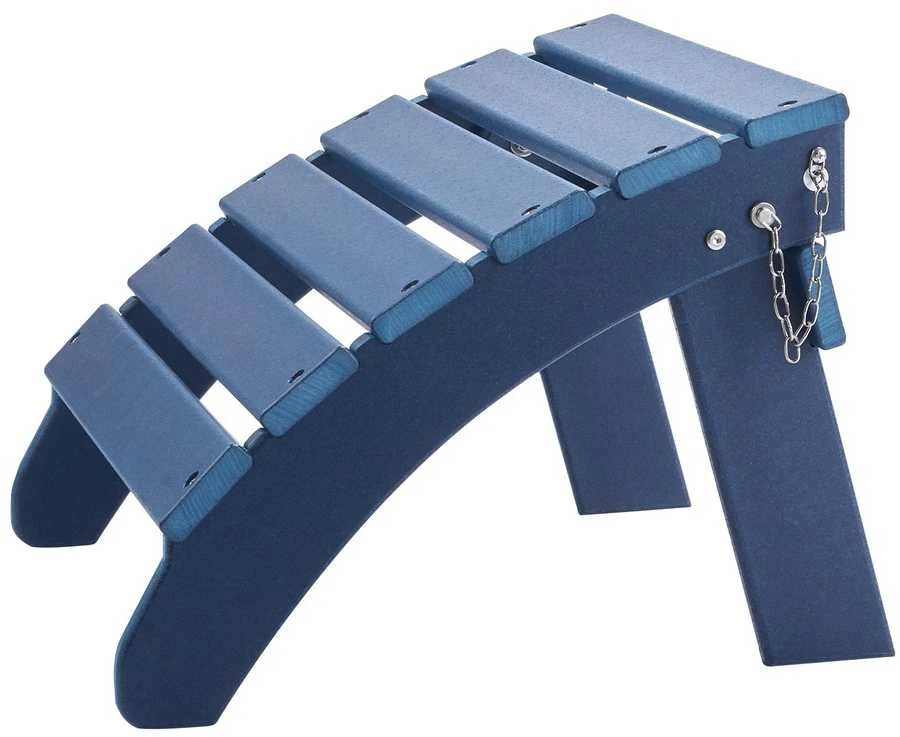 Lauko baldų komplektas VEVOR Adirondack pakoja 2 dalių mėlyna