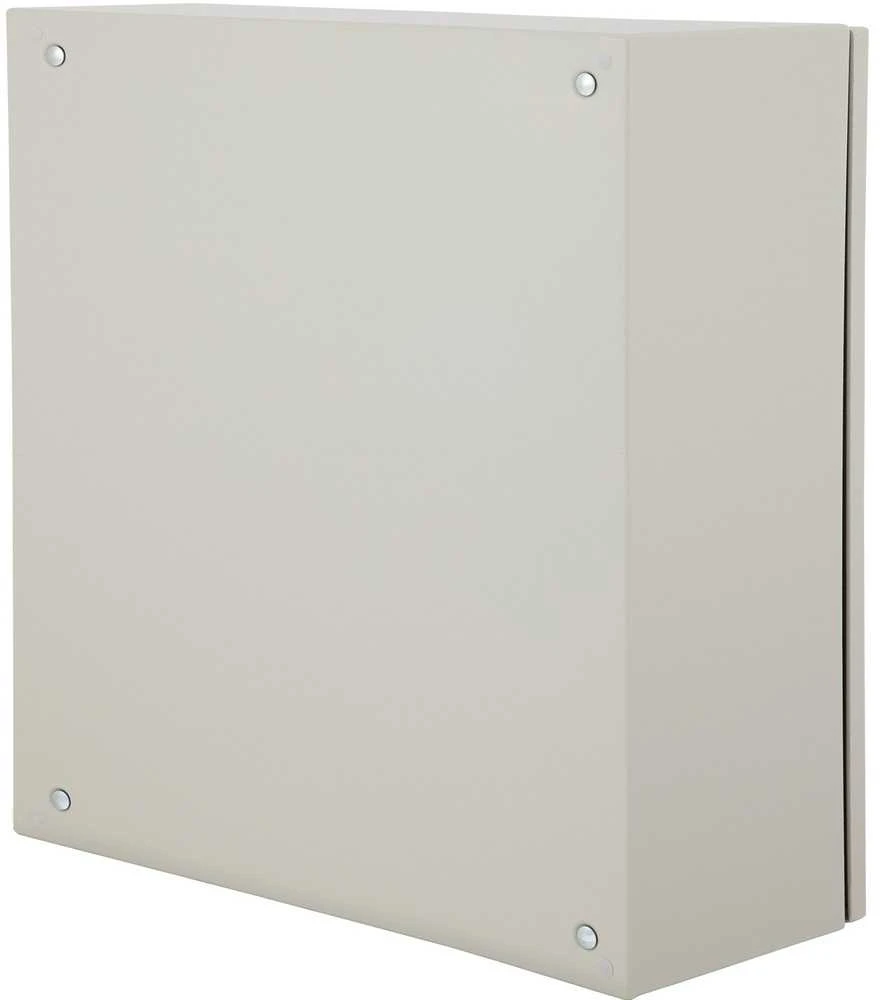 Lauko elektros dėžė, NEMA 4, hermetiška, 60x60x30 cm, metalinė, pramoninė, su vyriais, atspari vandeniui