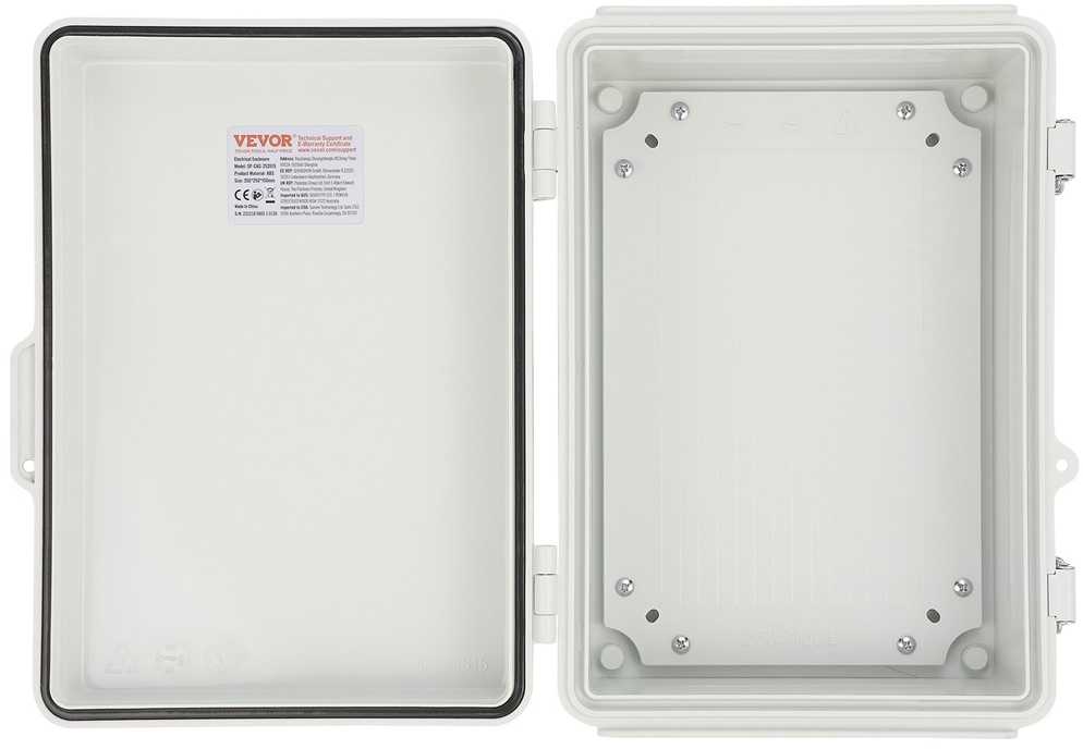 Lauko elektros jungčių dėžutė, IP67, ABS plastikas, Nerūdijančio plieno užraktas