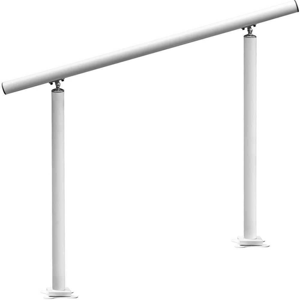 Lauko laiptų turėklas, Reguliuojamas, Aliuminis, 75 kg, Sauga, Įveikimas