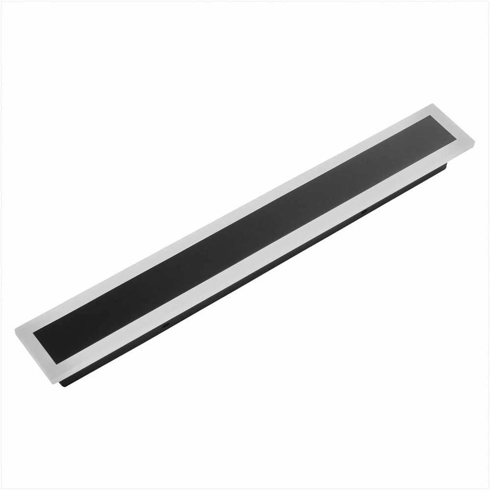 Lauko sieniniai šviestuvai, modernus fasado apšvietimas, reguliuojamas ryškumas ir spalva su pulteliu, 2 vnt., 600 mm, IP65 atsparumas vandeniui, LED juosta namui, terasai ir garažui