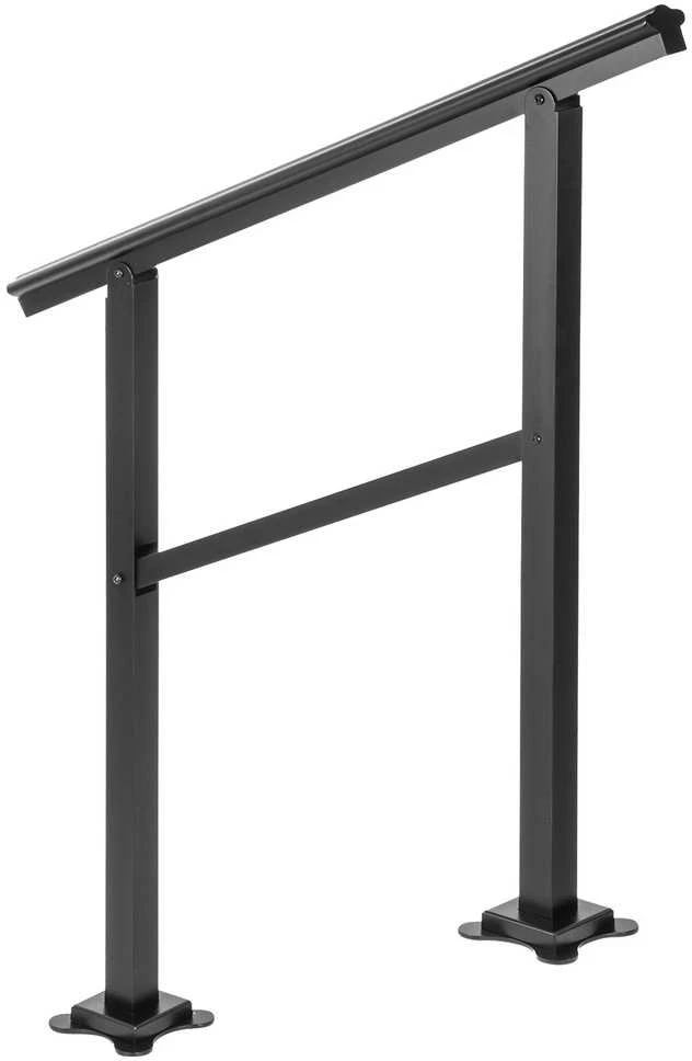 VEVOR Lauko turėklai aliuminio 91 x 89,5 cm 2-3 laipteliai