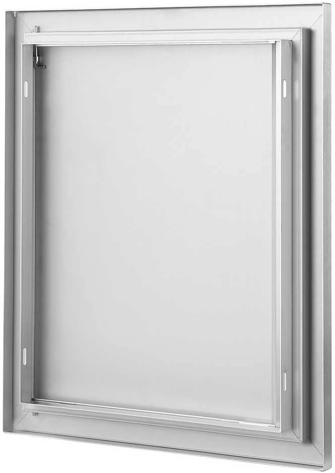 Lauko virtuvės durelės, Nerūdijančio plieno, Dvipusės, 45,7 cm x 53,3 cm