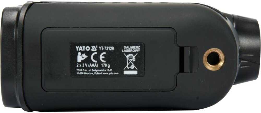 Lazerinis atstumų matuoklis Yato YT-73129