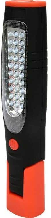 LED darbo žibintas, 30+7 LED, įkraunamas, su magnetais ir kabliukais, 140 lm, inspekcinė lempa