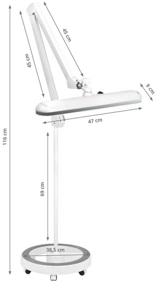 Activeshop Kosmetologinė LED lempa 5/10W Baltas