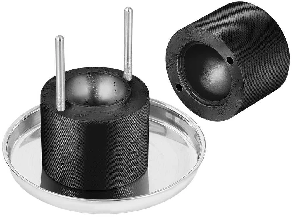 Ledo rutulių presas, 6 cm ledo sferų forma, viskio ledo rutuliukų gaminimo rinkinys, kokteilių ledo formavimo presas
