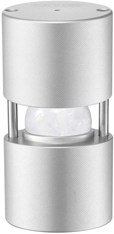 Ledo rutuliukų gaminimo aparatas, 53 mm aviacinio aliuminio ledo rutuliukų presas, kokteilių ledo presas, viskio ledo rutuliukų forma, didelis ledo rutuliukų presas gėrimams