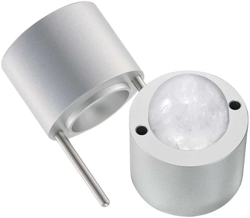 Ledo rutuliukų gaminimo aparatas, 53 mm aviacinio aliuminio ledo rutuliukų presas, kokteilių ledo presas, viskio ledo rutuliukų forma, didelis ledo rutuliukų presas gėrimams
