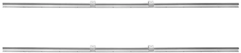 Linijinės kreipiančiosios SBR16 2000mm, 2vnt, 4vnt SBR16UU blokeliai, CNC frezavimo staklėms, linijiniai guoliai, kreipiančiųjų rinkinys