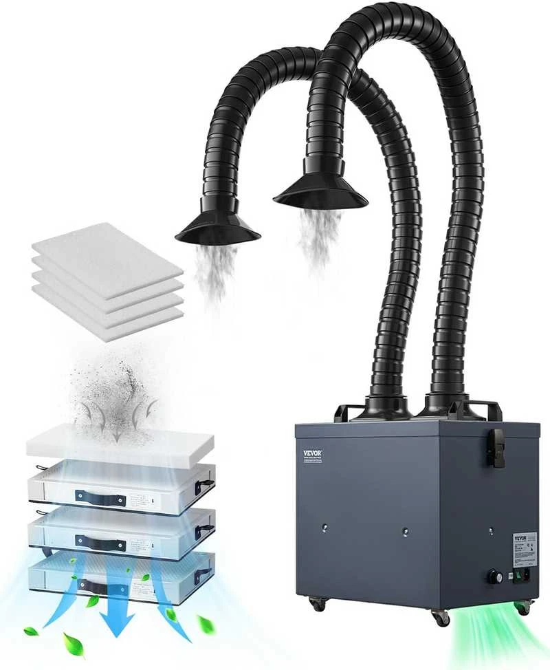 VEVOR Litavimo dūmų ištraukiklis 275W su 4 pakopų filtru
