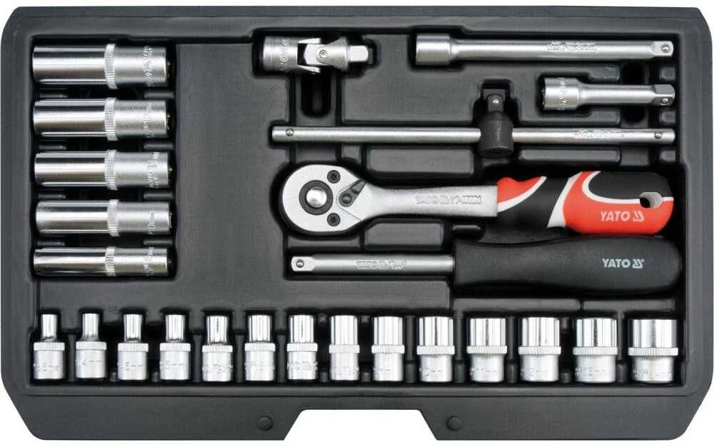 YATO Rinkinys KLUCZY 1/4" 25 vnt. 14461