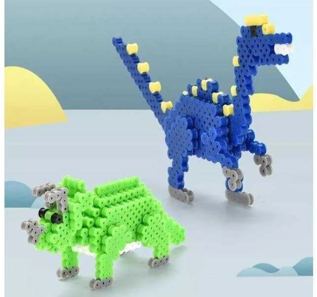 Lyginimo karoliukų kūrybinis rinkinys 3D Dinozaurai DK, 3000 d.