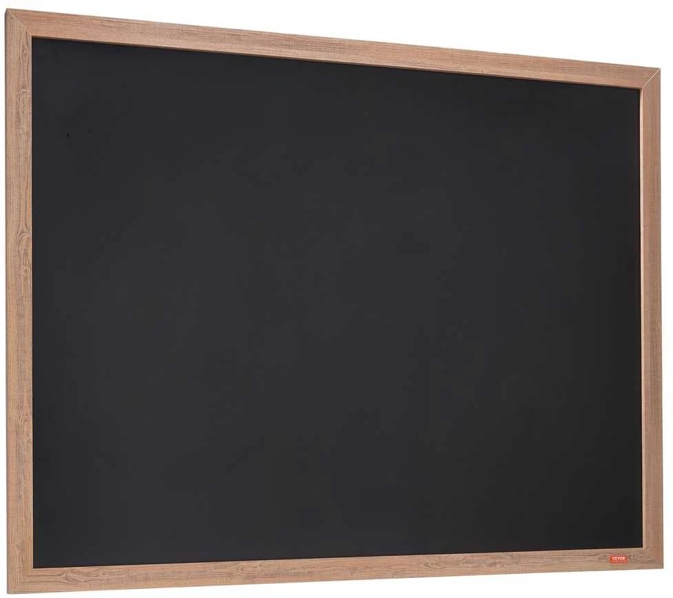 Magnetinė kreidinė lenta, kabanti, 88.9x116.8 cm, su kreidelėmis, trintuku, vintažinė, ruda, kalendorius, skelbimų lenta