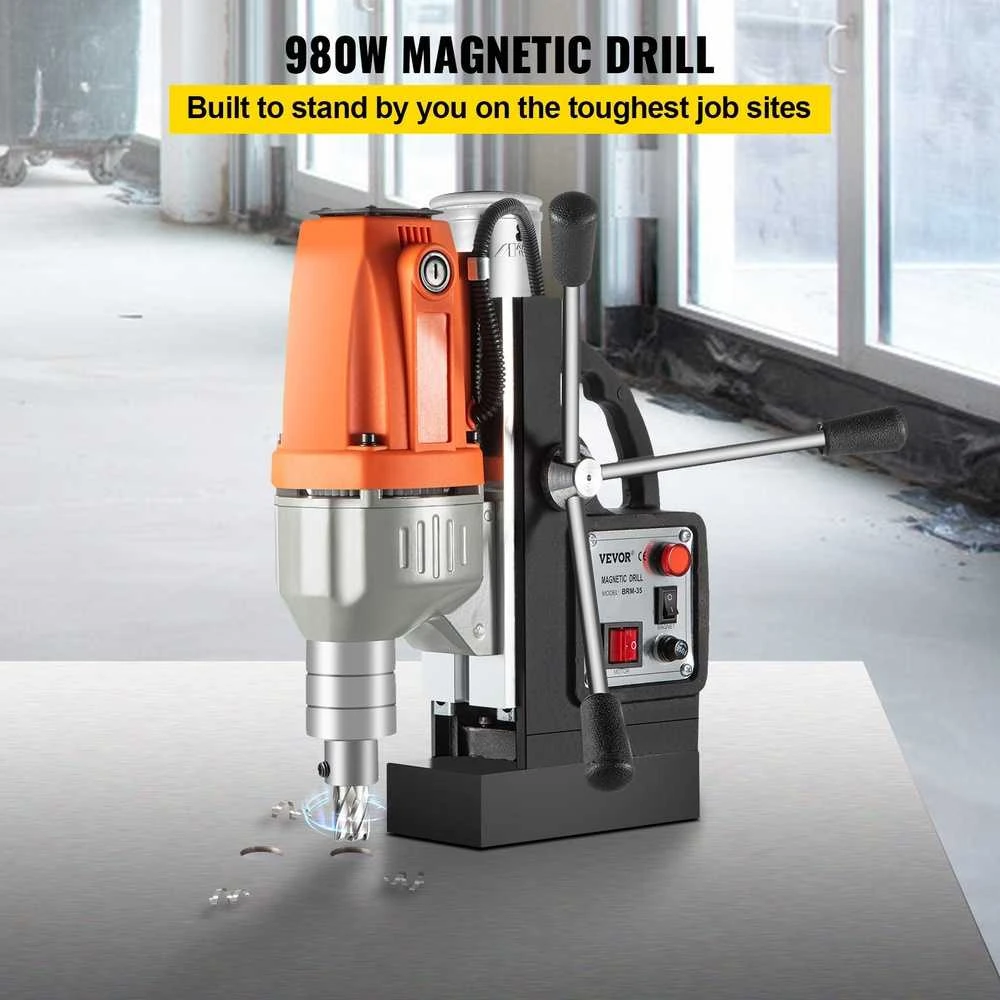 Grąžtas VEVOR Magnetinė gręžimo mašina 220V-240V 980W