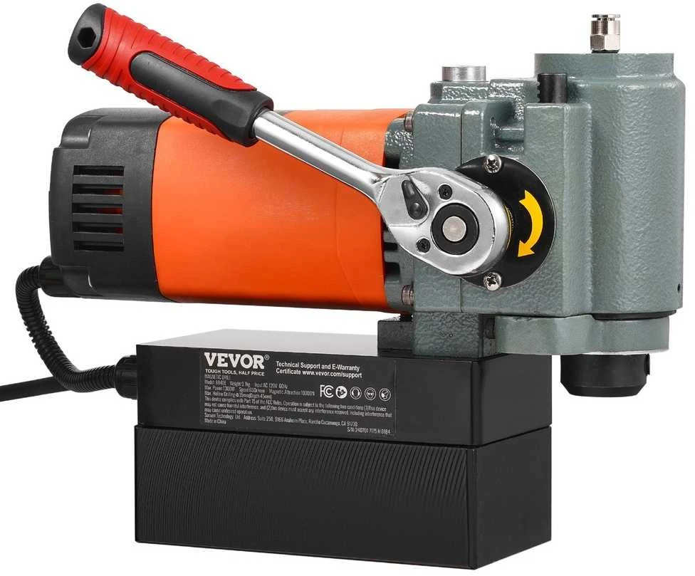 Magnetinis gręžimo stakles 1300W metalo gręžimui, žemo profilio nešiojamas magnetinis gręžtuvas, lengvas magnetinis šerdies gręžtuvas, kompaktiškas magnetinis gręžimo stakles
