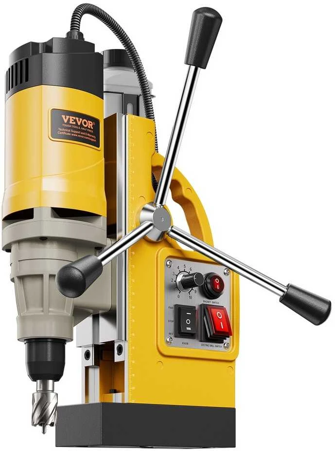 Magnetinis gręžimo staklės 1400W, 10 greičių, 50mm, 12800N, metalui, sriegimui, nešiojamas, magnetinis gręžtuvas