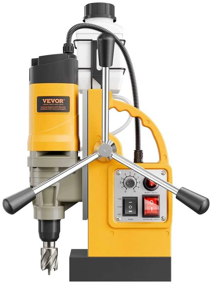 Magnetinis gręžimo staklės 1400W, 10 greičių, 50mm, 12800N, metalui, sriegimui, nešiojamas, magnetinis gręžtuvas