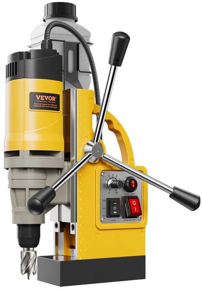 Magnetinis gręžimo staklės 1400W, 10 greičių, 50mm, 12800N, metalui, sriegimui, nešiojamas, magnetinis gręžtuvas