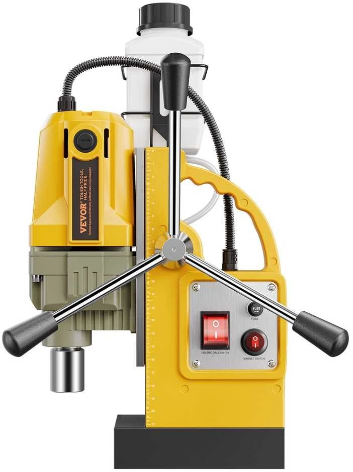 Magnetinis gręžimo staklės 1400W metalo gręžimui, su 11 žiedinių pjoviklių, tikslia gylio kontrole, 40 mm gręžimo talpa, mag gręžtuvas 1400W, magnetinis šerdies gręžimo įrenginys